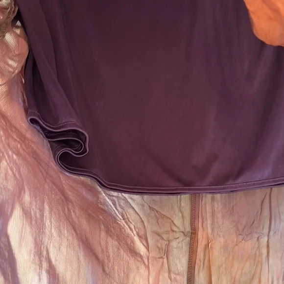 Rabbit Rabbit Rabbit Orange and Purple Sheath Dress with Duster Jacket - Picture 7 of 16